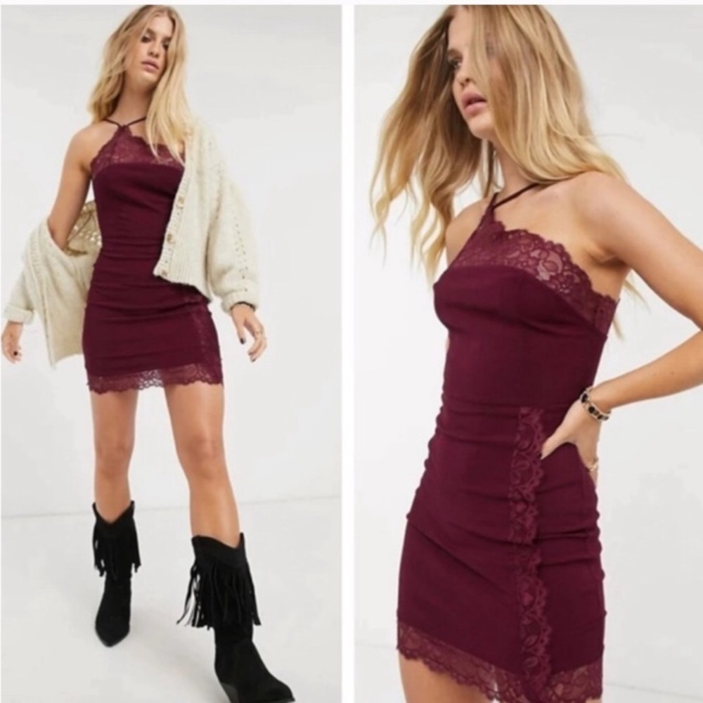 FREE PEOPLE Premonitions Bodycon DRESS S NWT